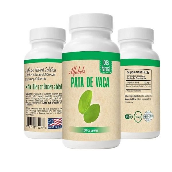 Pata De Vaca Herb Cows Foot Leaves 100 Capsules In Pakistan