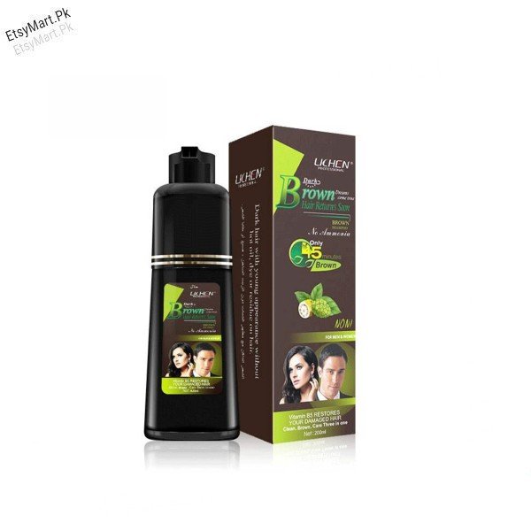 Lichen Hair Color Dark Brown Shampoo Price In Pakistan