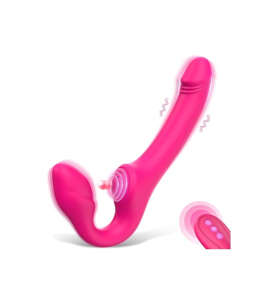 Strapless Strap On G Spot Dildo Vibrator In Pakistan