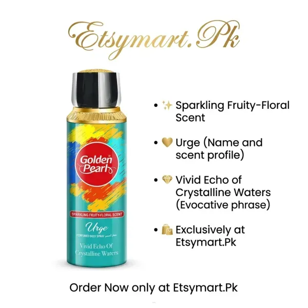 Golden Pearl -Charge Body Spray (For Men)