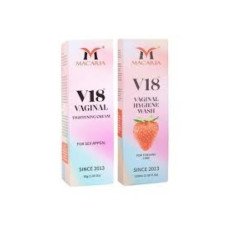 Macaria V18 Vaginal Tightening Cream Gel + Vaginal Wash