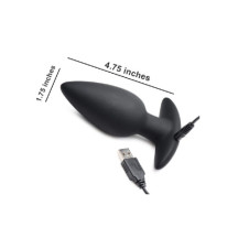 Strong Vibrating Butt Plug With Remote